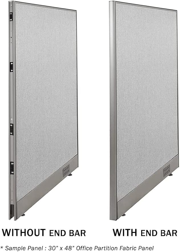 GOF Single Office Partition, Large Fabric Room Divider Panel, Custom Built Workstation (30" w x 48" h) 2.5ft x4ft