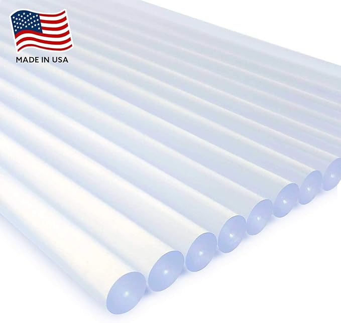 AdTech Hot Glue Sticks, 10 Inch Full Size, Clear, 170 Sticks