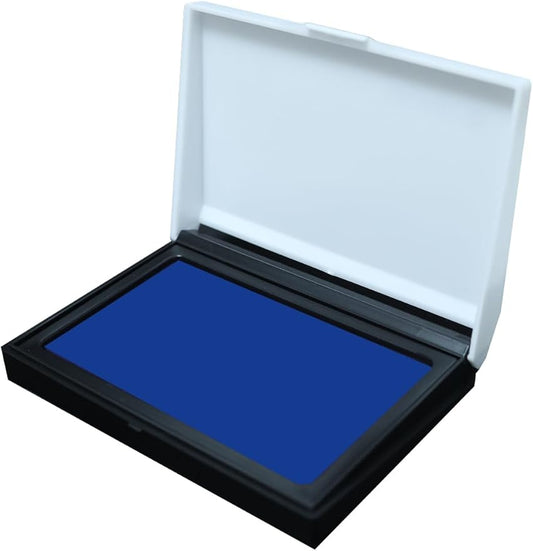 Blue Ink Stamp Pad 2.75" x 3.93", Ink Paste Used for Office, Home, Crafting, DIY (Blue)
