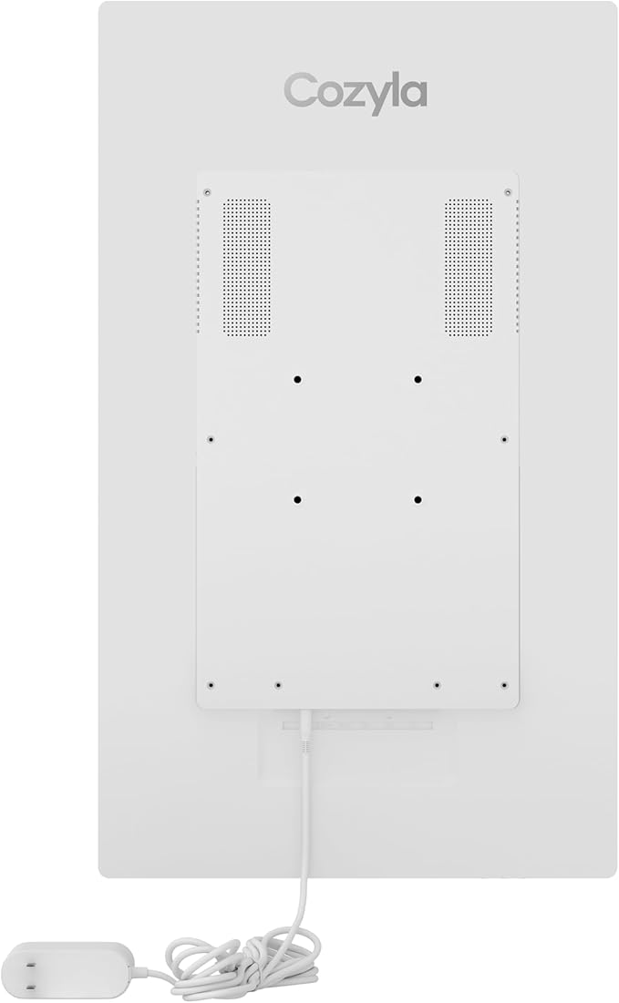 Digital Calendar+ 2: 32 Inch Wall Touch Screen Chore Chart Customize Dashboard Smart Electronic Calendar for Family Schedules Meal Planner Supports All Google Play Apps Wall Mount White