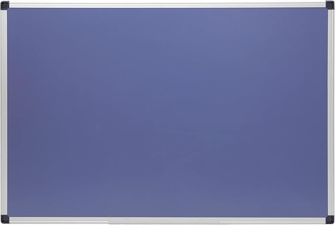 Amazon Basics 24" x 36" Monthly Whiteboard Calendar with Cork Board, Wall Mounted, Easy to Install, Silver Aluminum Frame