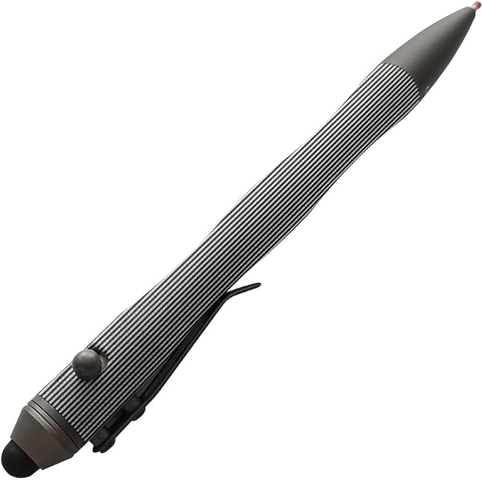 Cool Hand 5.7'' Bolt Action Pens, EDC Ballpoint Ink Refillable, Stylus for Touch Screen, G10 Body w/Pocket Clip, Ergonomic Grip, with a Free Refill, 5375-Z