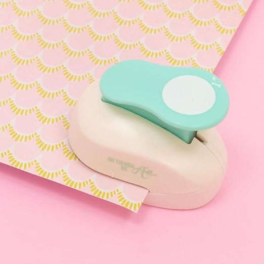Craftelier - 1 Inch Circle Punch with Lever Press | Shape Hole Puncher for Paper Crafts | Round Hole Punch to Create Scrapbooks, DIY Cards & Journals | Mini Hole Punch for Paper & Cardstock.
