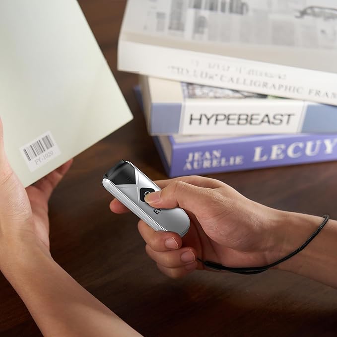 Eyoyo Bluetooth 2D&1D Barcode Scanner, Portable Wireless Mini but Powerful Barcode Reader with 2.4G Wireless&Bluetooth&USB Wired Connection, QR Code Scanner for Phone, Tablet PC