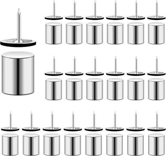 80 Sets Magnetic Pushpins, Magnet Thumbtack, Poster and Photo Hangers for Walls Bulletin Boards