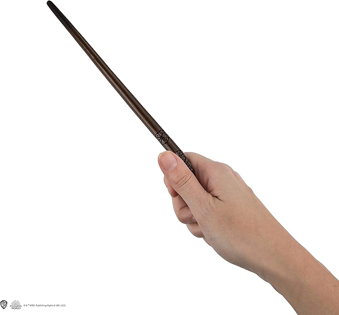 Cinereplicas Harry Potter - Cedric Diggory Wand Pen with Stand & Lenticular Bookmark - Official License