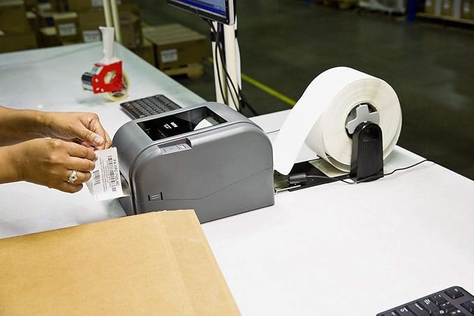 Brother TD-4520TN Desktop Thermal Transfer Printer - Monochrome - Label Print - Ethernet - USB - Serial