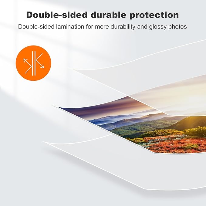 Bonsaii Laminating Sheets, 100 PCS 3mil Thermal Laminating Pouches, 9 x 11.5 inches, Letter Size, Clear and Durable, Suitable for Multiple Fields of Use-LP100