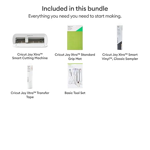 Cricut Joy Xtra Smart Cutting Machine | Vinyl Starter Kit