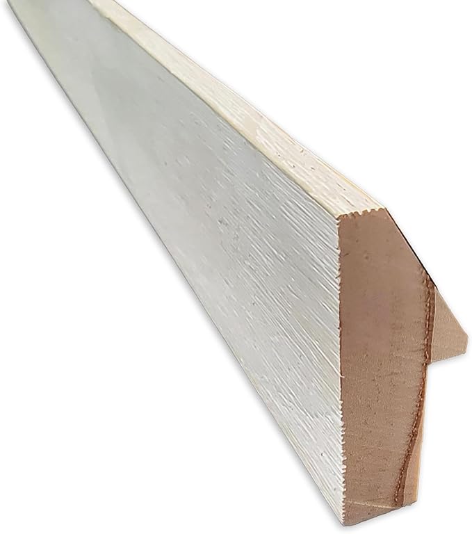 Amanti Art Natural Cork Board for Wall, 23x55 Vision Board with White Frame, Oversize Corkboard Office Decor for Home Organization, Modern Corkboard Pinboard to Display Items for Home Organization in