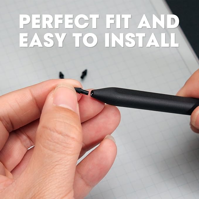 12 Pcs Marker Pen Tips for Remarkable Paper Pro nips with Removal Tool, Durable Stylus Pen Replacement Nibs Marker Pen for Precise Writing & Sketching