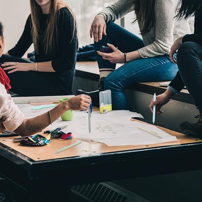 ELANE 6 Pcs Colorful Gel Pens,0.5mm Fine Point Quick Dry Black Ink Pen for Journaling Note Taking Writing, High-End Series Pens for Gifts for Doctor Nurse Teacher Students (Morandi-6PCS)