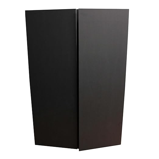 Flipside Products 36” x 48” Foam Project Boards for Presentations, Science Fair, School Projects, Event Displays and Trifold Picture Board - Total Black - 3 Pack