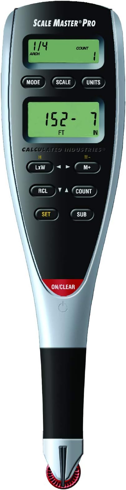 Calculated Industries 4065 Construction Master ProCalculator & 6025 Scale Master Pro Digital Plan Measure Take-Off Tool | 72 Built-in US Imperial, Metric Scales | 6 Custom Scales