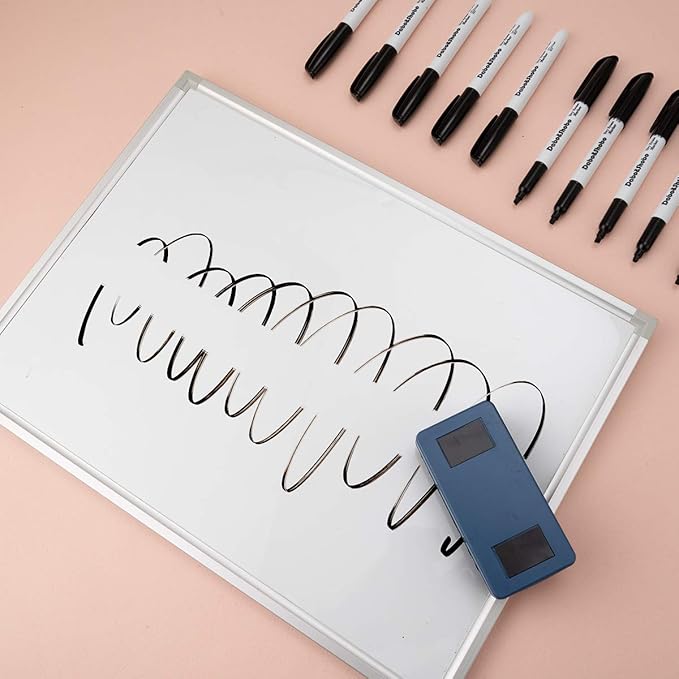 Dabo&Shobo Dry Erase Markers, （80 Count, Black,Chisel Tip）-White Board Markers/Pens ，Very Suitable for Writing on The School、 Office 、Home Dry Erase whiteboard Mirror Glass…