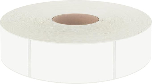 500 Removable Blank Food Labels, Water/Oil/Tear Resistant with Perforation Line for Freezer Food Containers Jars Pantry Organization (Each Measures 1” x 2”)