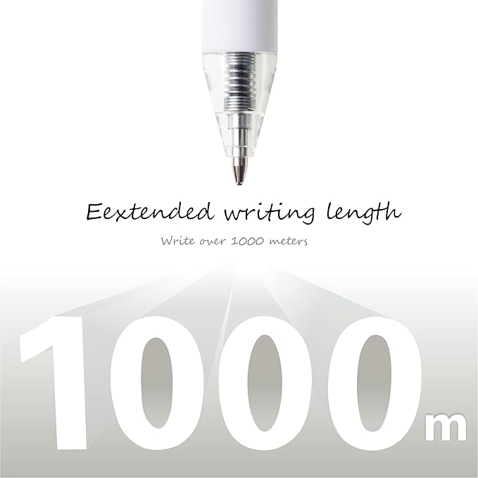 CRYLLIS Pens Bulk, 50Pack Black Pens,Black Ink Ballpoint Pens for Smooth Writing,No Smear,Office Supplies,Back to School Gifts,School Teacher,1.0mm