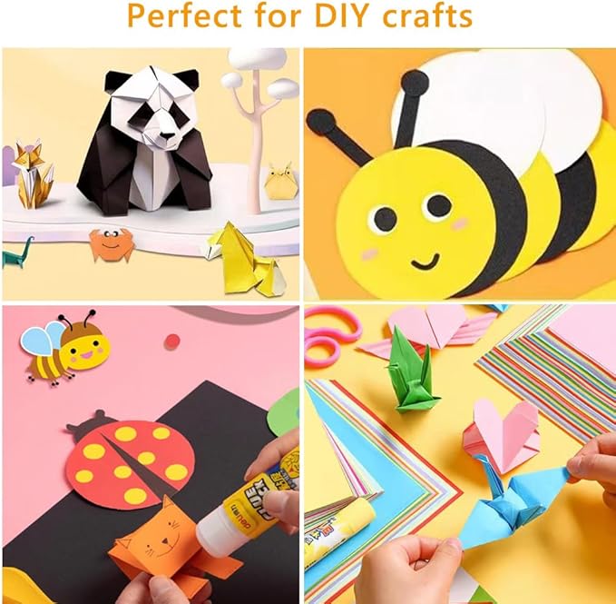 A4 Origami Paper Red 100 Sheets, 8.27×11.7 inch Double Sided Color Easy Fold Big Origami Paper A4 Colored Copy Papers Thin 70gsm for Beginners, DIY handwork Art and Craft Projects (210 x 297 mm)