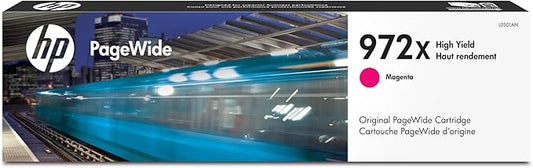 HP 972X PageWide High Yield Magenta Ink Cartridge for HP Printers | Works with Printer Series: PageWide Pro 452, 477, 552dw, 577 | L0S01AN