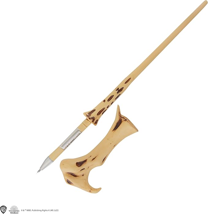 Cinereplicas Harry Potter - Voldemort Wand Pen with Stand & Lenticular Bookmark - Official License