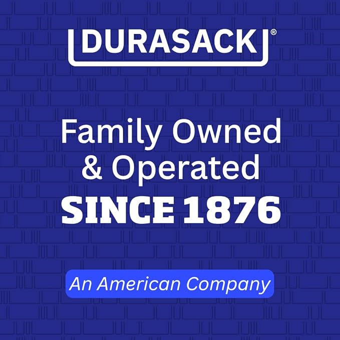DURASACK Heavy Duty Home and Yard Bags 48-Gallon Reusable Self-Standing Lawn and Leaf Bags Garbage Can with Reinforced Handles, Gingham Green, 3 Pack