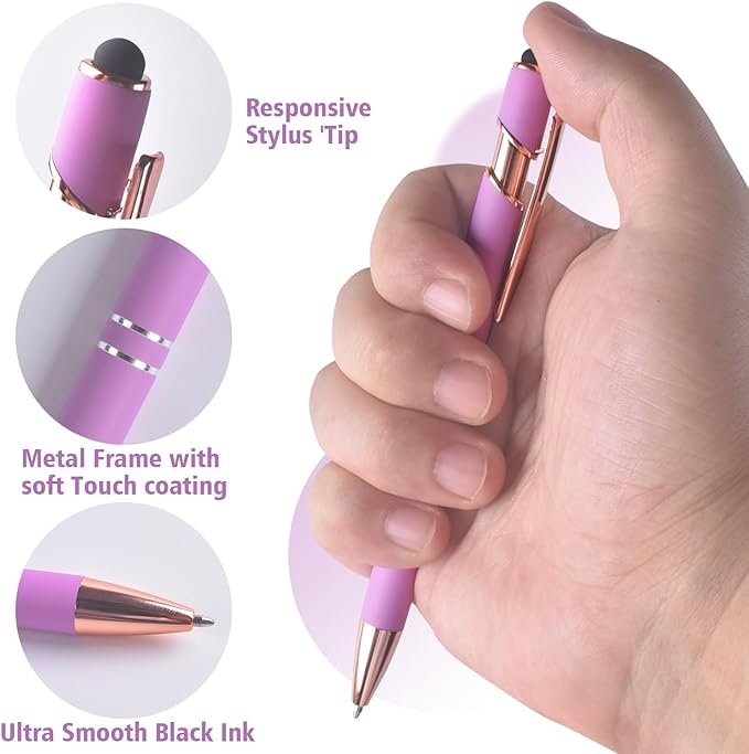 Bulk Custom Personalized Pens with Name & Logo Printing Perfect for Business, Graduation Gifts & Party Events 12 to 1008 Pieces Pack Ballpoint Pens