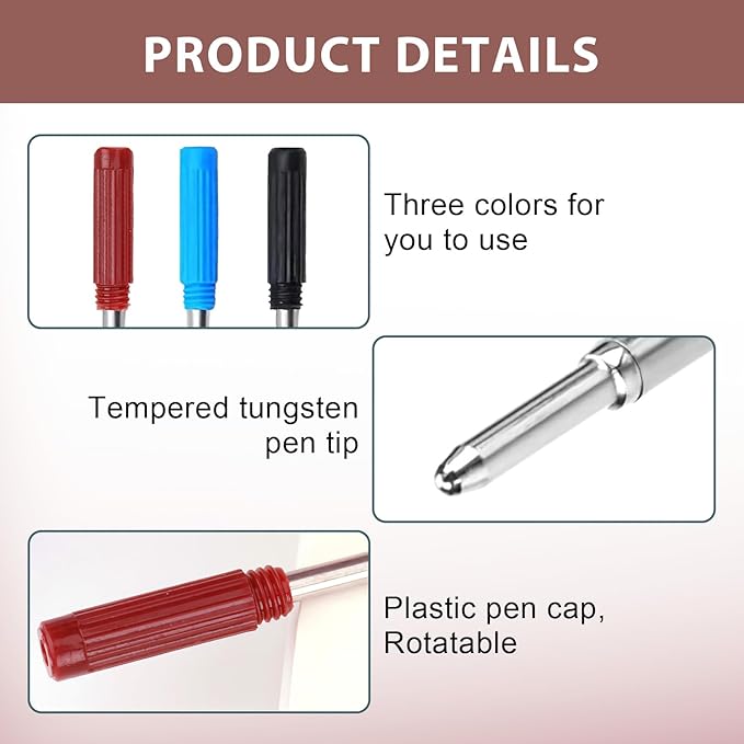 0.7 mm Ballpoint Ink Twist Pen Refills, 15 Pcs Medium Point Metal Smooth Writing Replaceable Ink Refill, Stationery Compatible for Cross Ballpoint Replacement (4.6in M) (Black+Red+Blue, 30)