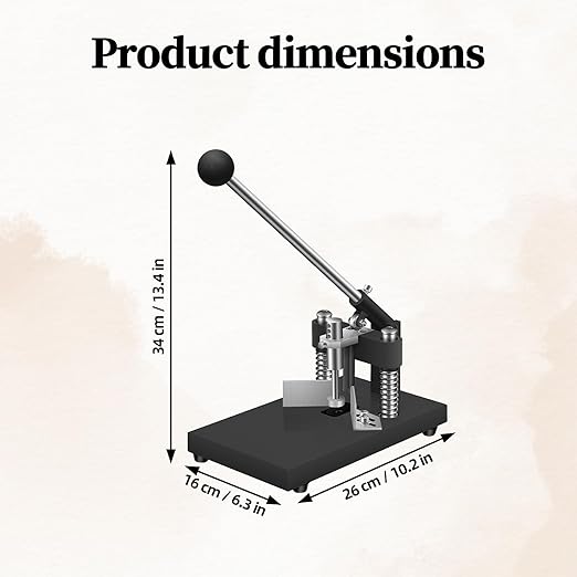Corner Rounder Cutter Machine, R6mm R10mm 1.2”/ 30mm Thickness Card Paper Corner Punch, Heavy Duty Steel Metal Commercial Corner Rounder Punch with Paper Holding Device for Office School Business
