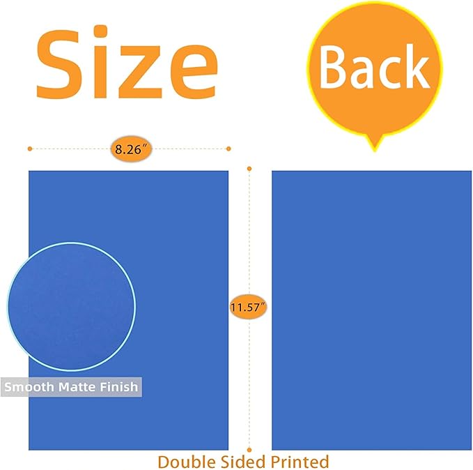 60 sheets Color Cardstock, 28 Assorted Colors 250 gsm A4 Size, Double Sided Printed Cardstock Paper, Premium Thick Card Stock for Card Making, Craft, Scrapbooking, Party Decors