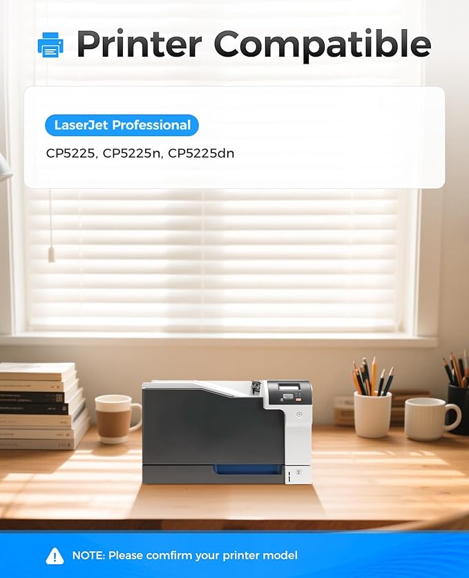 307A Toner Cartridge Set 4-Pack with chip High Yield Replacement for HP 307A CE740A CE741A CE742A CE743A Compatible for HP Color LaserJet Professional CP5225 CP5225n CP5225dn Printer Ink Black Magenta