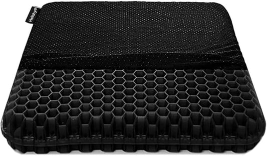 Gel Seat Cushion for Long Sitting (Super Large & Thick), Soft & Breathable, Gel Chair Cushion for Wheelchair, for Hip Pain, Gel Seat Cushion for Office Chair