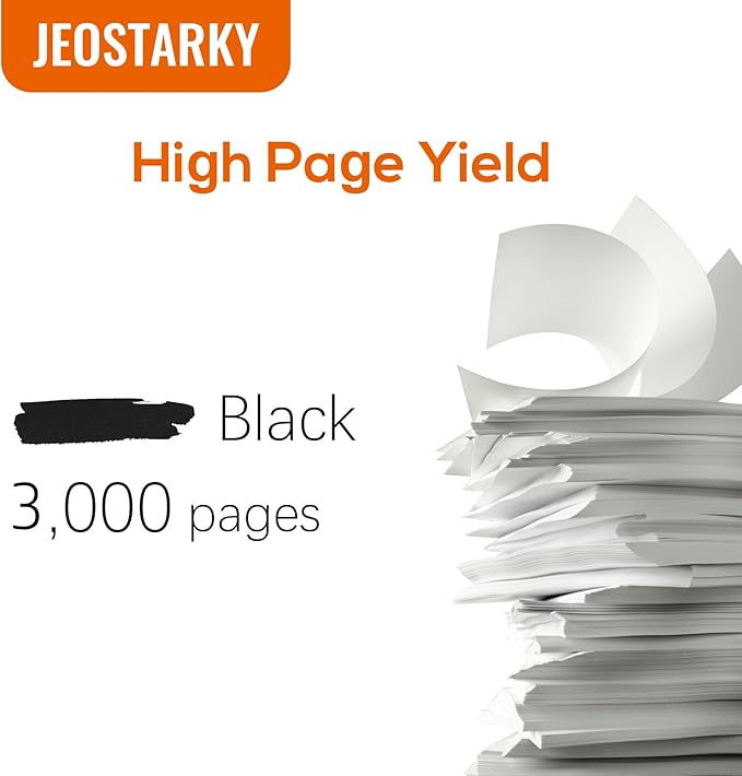 Compatible 58a hp Toner Cartridge Replacement for HP 58A CF258A 58X CF258X (with chip) Toner Cartridge for Laserjet Pro MFP M428fdw M404n M428fdn M404dn M430 Printer(2 Black)