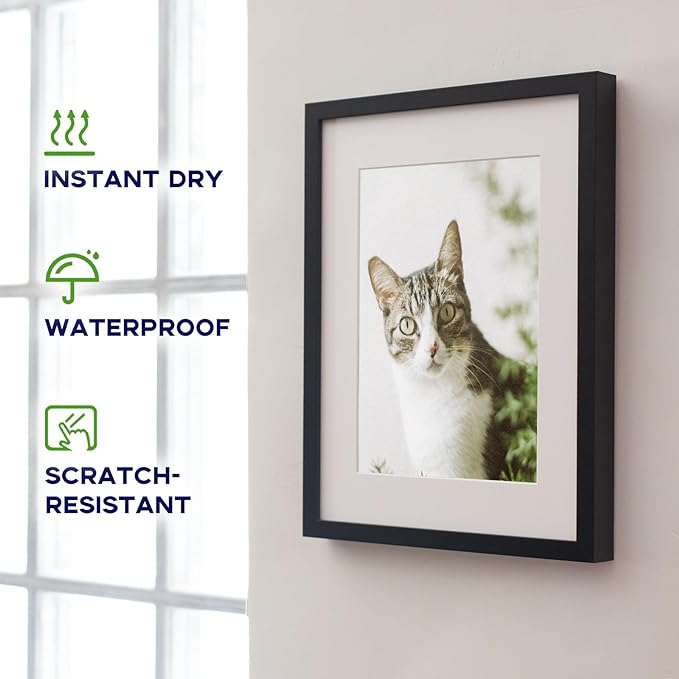 Glossy Photo Paper 8.5x11 Inch, Goefun 200GSM/54LB Inkjet Printer Paper for Dye Ink,100 Sheets