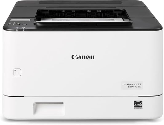 Canon imageCLASS LBP172dw – Monochrome Duplex, Wireless Laser Printer, Single Function, Home Office, Mobile Ready, 1 Year Limited Warranty, 35 PPM, White