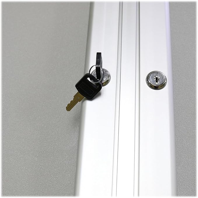 Ghent 36"x48" 2-Door Outdoor Enclosed Vinyl Bulletin Board, Shatter Resistant, with Lock, Satin Aluminum Frame - Ebony (PA23648VX-183 ), Made in the USA