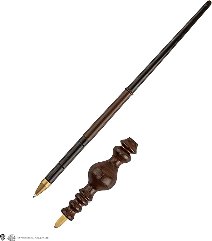 Cinereplicas Harry Potter - Minerva McGonagall Wand Pen with Stand & Lenticular Bookmark - Official License