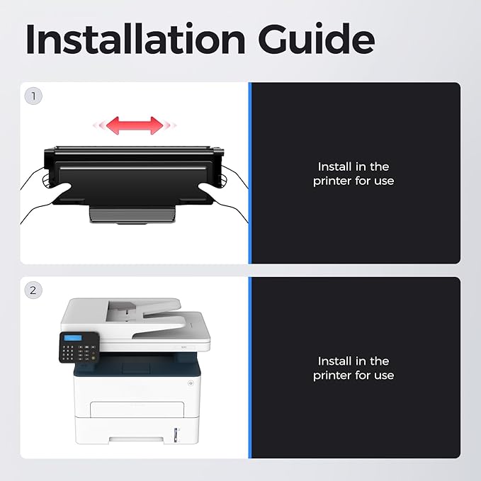 B230 B225 B235 Toner Cartridge 006r04400 High-Yield Toner 2-Pack with Chip Replacement for 006R04399 006R04400 006R04401 Xerox with B230 B225 B235 B225DNI B235DNI B230DNI Printer Ink All-in-One Copier