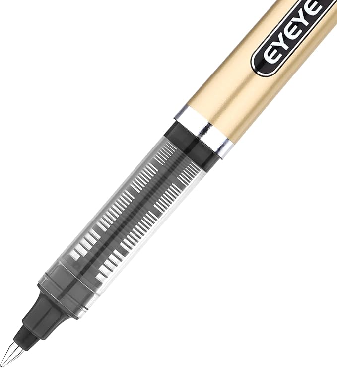 EYEYE 0.5mm Extra Fine Point Rollerball Pens 3 Colors, Quick Dry Liquid Ink, Smooth Writing Fine Tip Pens for Journaling, Note Taking, Office & School Supplies