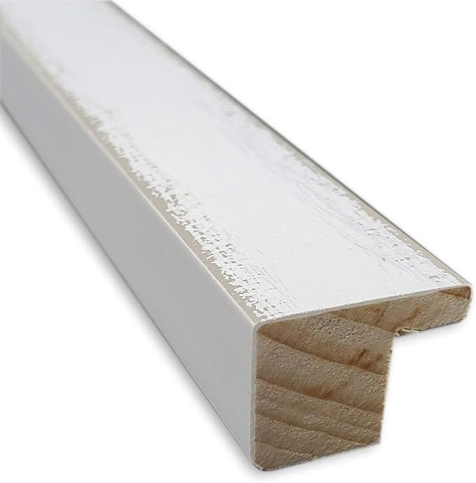 Amanti Art Natural Cork Board for Wall, 25x49 Vision Board with White Frame, Oversize Corkboard Office Decor for Home Organization, Country Rustic Corkboard Pinboard to Display Items for Home