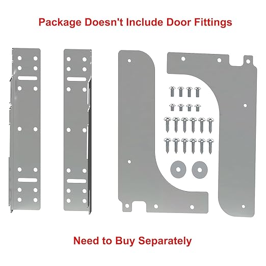 Double Pull-Out Trash Can for Under Kitchen Cabinets Include Double 35QT Trash Bin Doesn't Include Door Fittings, Bottom-Mount Recycling Bin