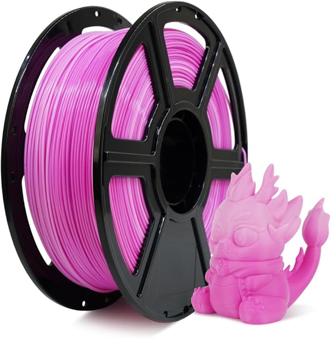 FLASHFORGE Rapid PLA Gradient Filament 1.75mm White & Pink, Transform Colors Smoothly & Fast, High Flow Speedy 3D Printer Filament, Experience Exceptional Performance with 500mm/s Fast Printing