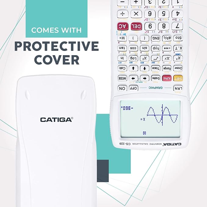 CATIGA Scientific Calculator with Graphic Functions - Multiple Modes with Intuitive Interface - Perfect for Students of Beginner and Advanced Courses, High School or College