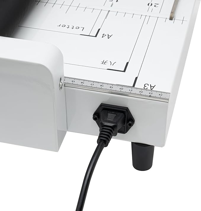 Booklet Maker A3 Paper Folding Binding Machine, MAX 11.7"×16.5" Paper Folder Stapler Machine, 2 in 1 Multifunctional Automatic Book Maker Stapling Machine for Schools Print Stores Offices Factory