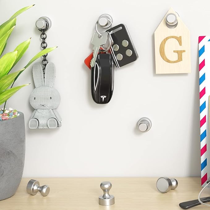 Grtard 16 Pack Magnetic Push Pins, Fridge Magnets for Whiteboard, Whiteboard Magnets Refrigerator Magnets, Small and Strong Push Pin Magnet for Office, School, Locker, and Map Magnet