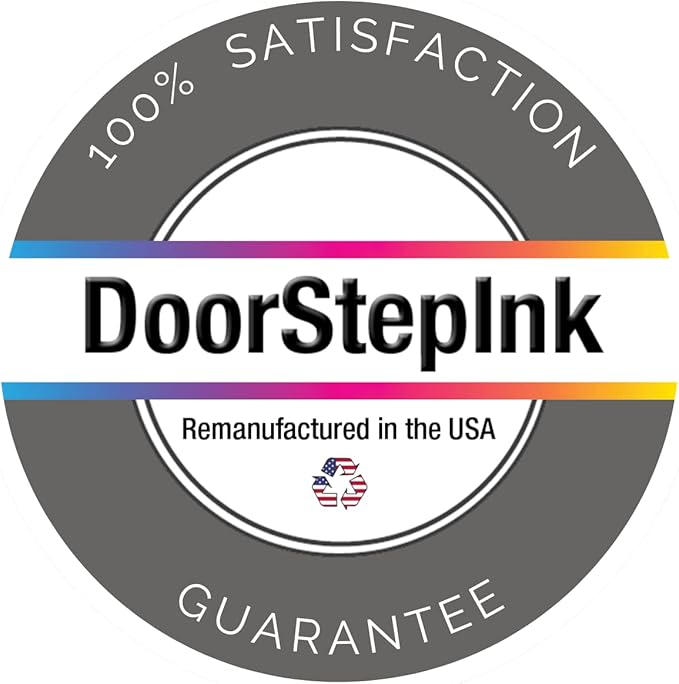 DoorStepInk Remanufactured Ink in The USA Cartridge Replacements for HP 96 2 Black C8767WN 1 Color C9363 for HP DeskJet Series: 5740, 5940, 6520, 6540, 6620, 6830v, 6840, 6940, 6980, 9800