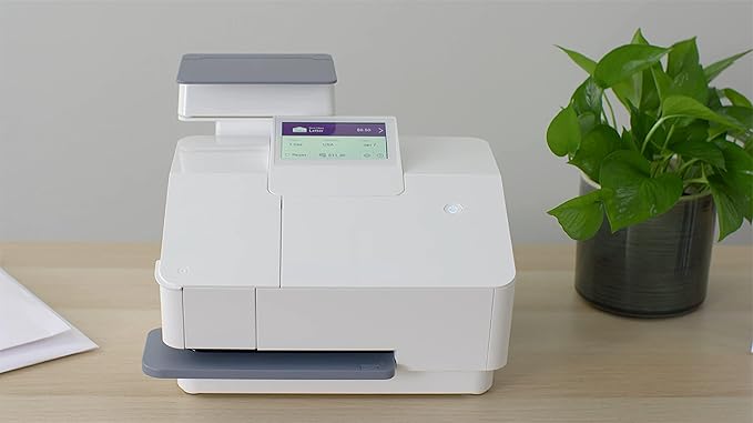 AMERICAN MAILING SOLUTIONS INC. | 2-Pack | ecoPost Remanufactured Postage Meter Ink Cartridge for PB SL-870-1 | Red | for The SendPro Mailstation | 8 ML