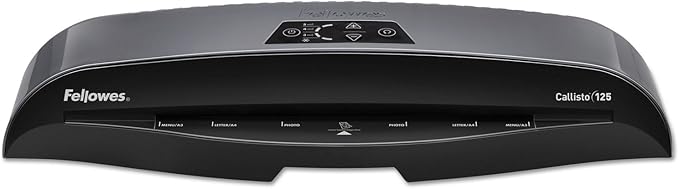 Fellowes Callisto 125 Laminator, 12.5-Inch (57291), Silver/Black