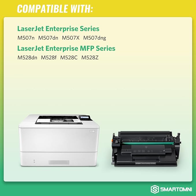 Compatible CF289X (No-Chip) Toner Cartridge Replacement for HP CF289X 89A 89X Cartridge Compatible with HP M507n M507dn M507x M507dng MFP M528dn M528f M528c M528z Printer, 1 Pack