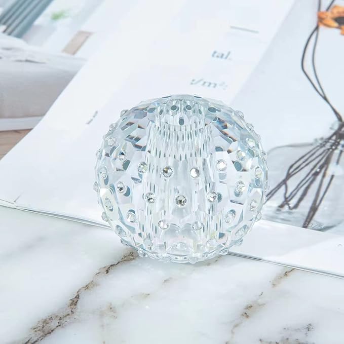 Crystal Glass Pen Holder Honeycomb Desk Accessory Fountain Pen Office Supplies Party & Gift Idea Home Decor (HONEYCOMB)