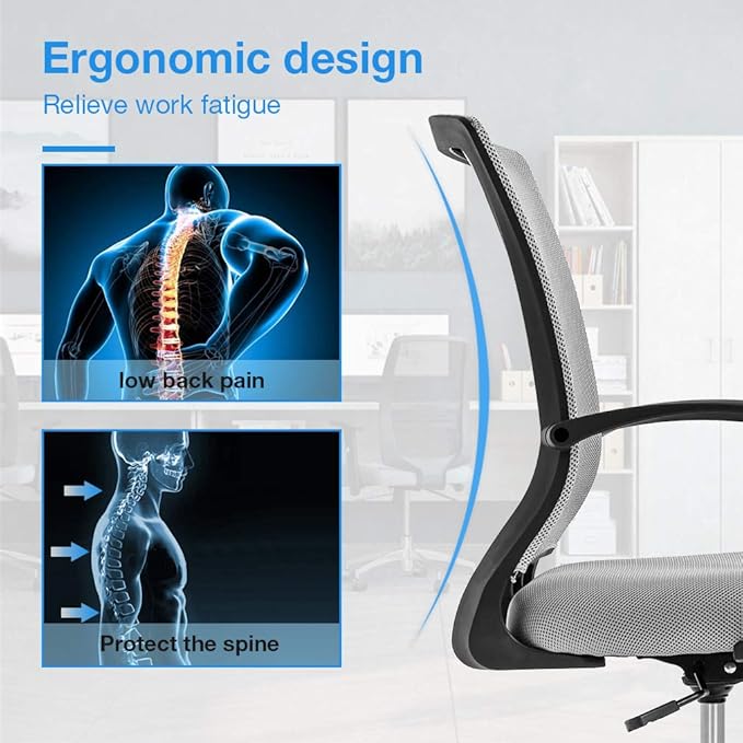 Drafting Chair Tall Office Chair Standing Desk Chair Adjustable Height with Arms Foot Rest Back Support Rolling Swivel Desk Chair Mesh Drafting Stool for Adults